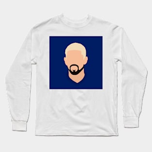 Jorginho Minimalistic Face Art Long Sleeve T-Shirt